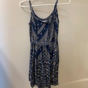 {Abercrombie & Fitch} Spaghetti Strap Blue Romper